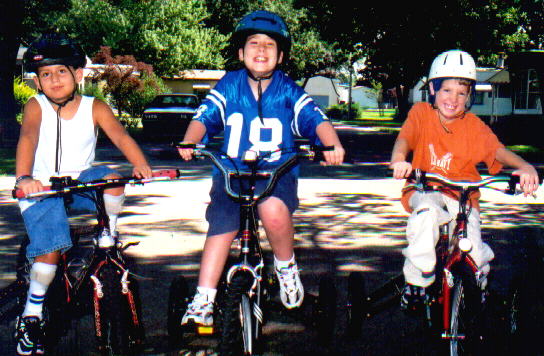 Nick's best friends...Justin on the left and Eben to the far right. 